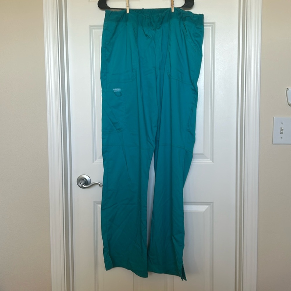 Cherokee Women Scrubs Pant Workwear Revolution WW110 - Teal